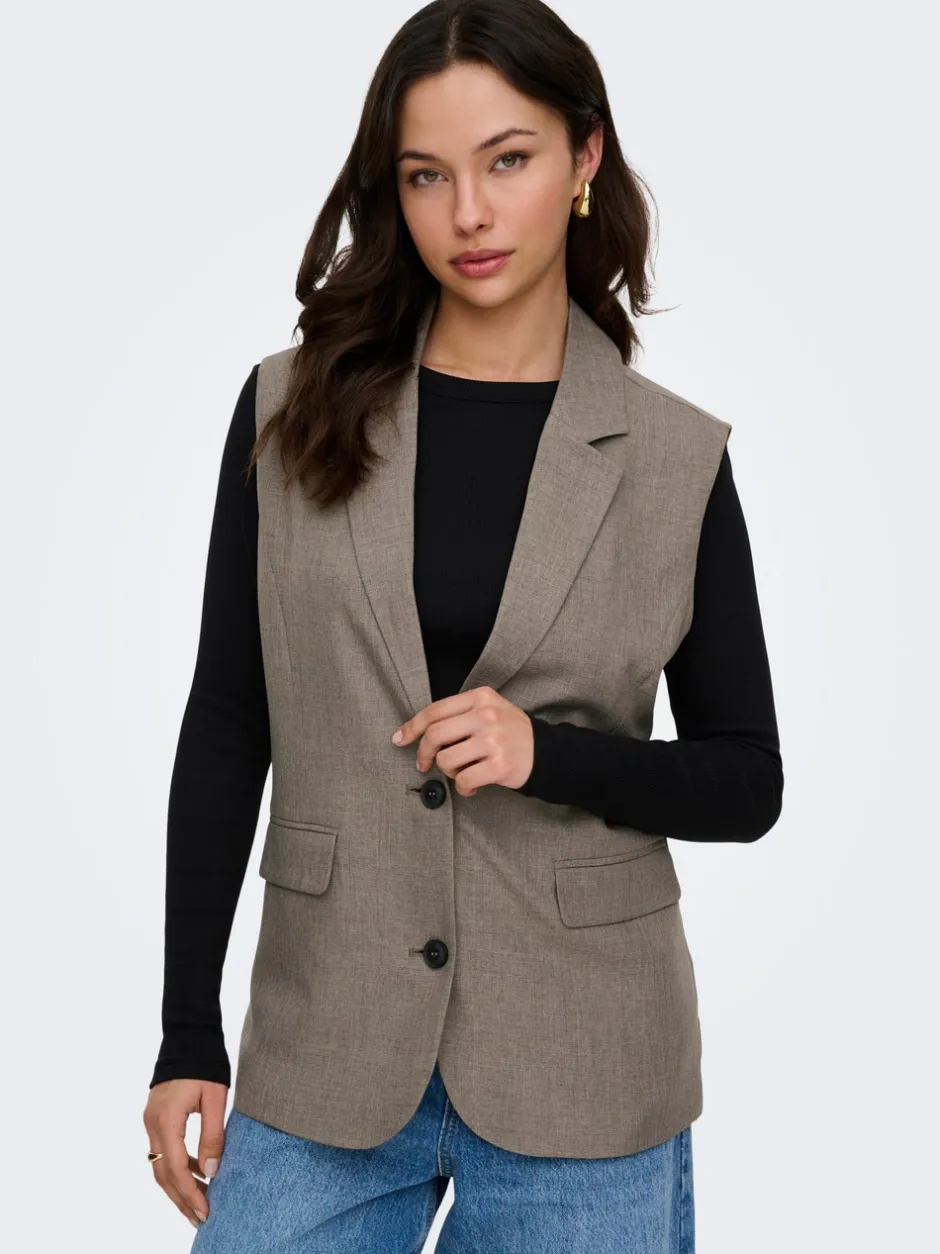 Outlet ONLLINDA Tailored vest Dame Jakker Og Frakker
