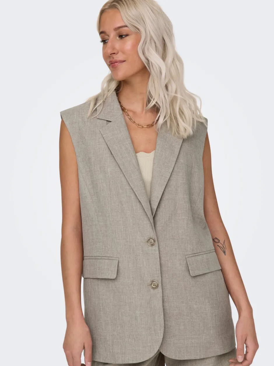 Clearance ONLLINDA Tailored vest Dame Jakker Og Frakker