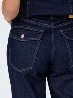 Sale ONLLINEA Høj talje Wide leg fit Jeans Dame Jeans|Jeans