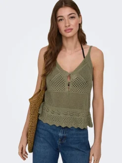 New ONLLISON Top Dame Strik & Cardigans|Toppe