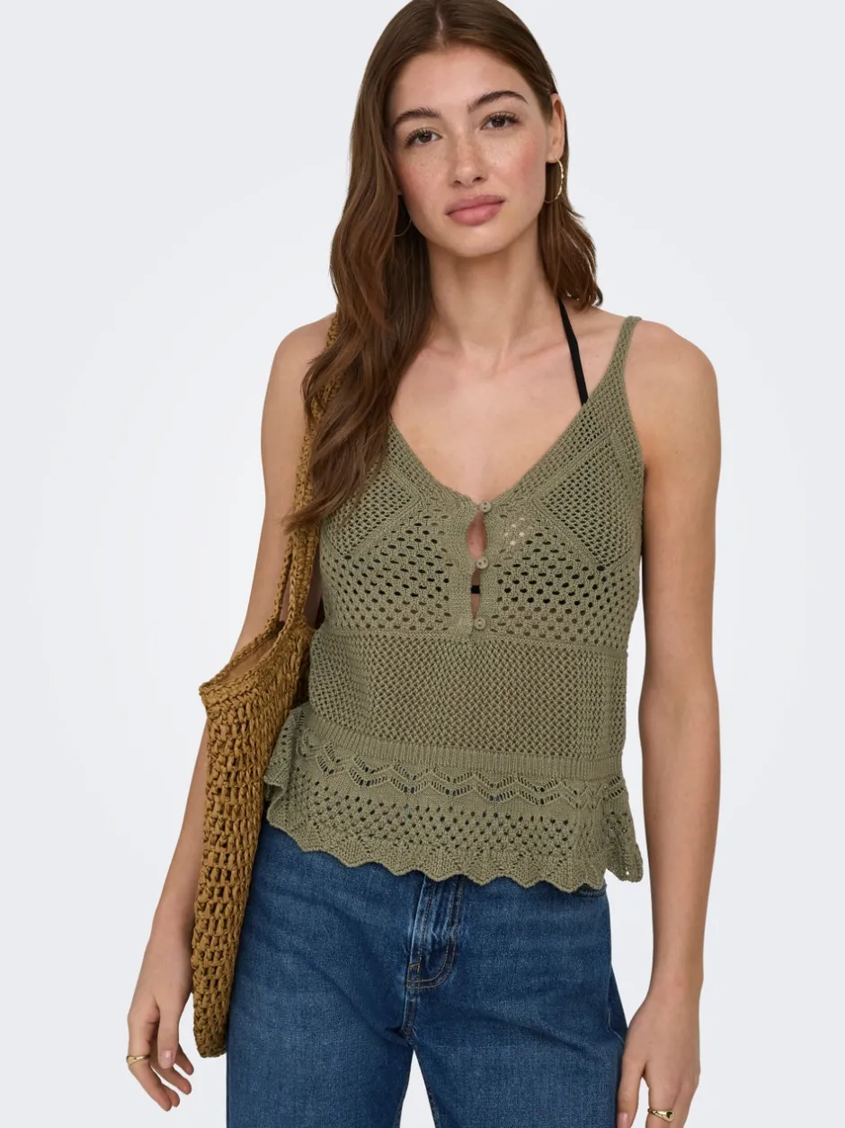 New ONLLISON Top Dame Strik & Cardigans|Toppe