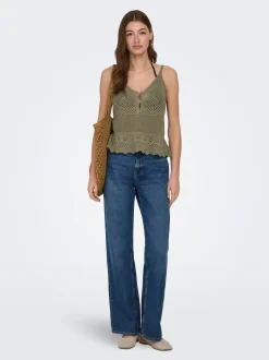 New ONLLISON Top Dame Strik & Cardigans|Toppe