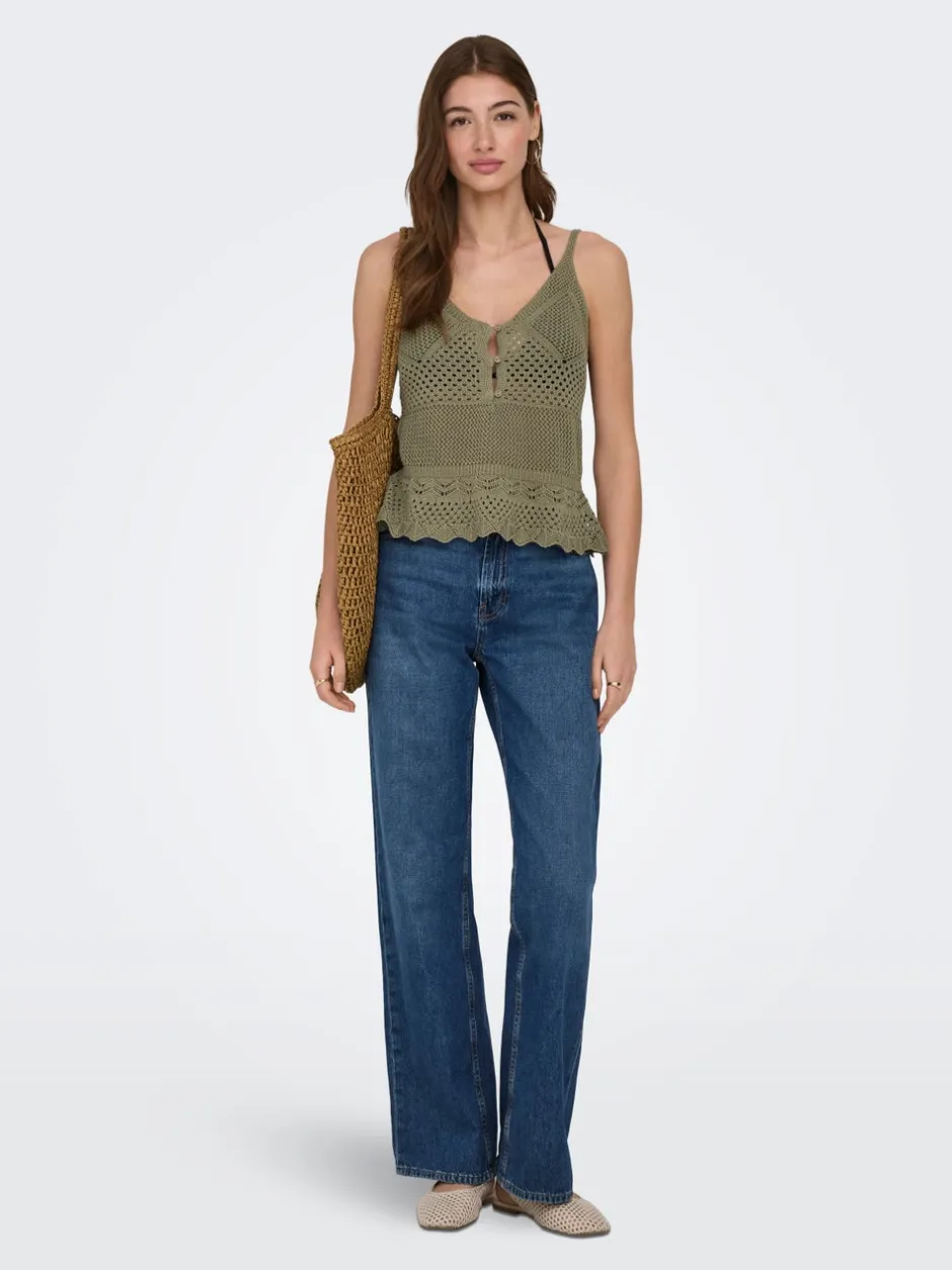 New ONLLISON Top Dame Strik & Cardigans|Toppe