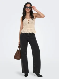 Hot ONLLISON Top Dame Strik & Cardigans|Toppe