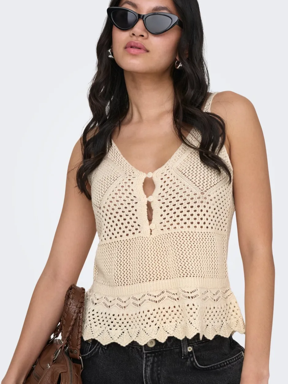 Hot ONLLISON Top Dame Strik & Cardigans|Toppe