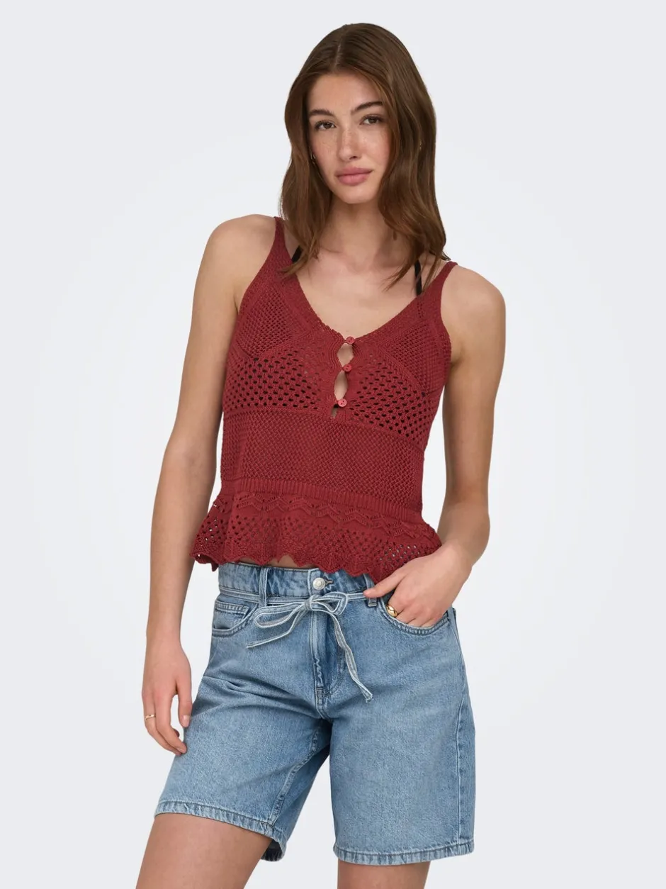 Sale ONLLISON Top Dame Strik & Cardigans|Toppe