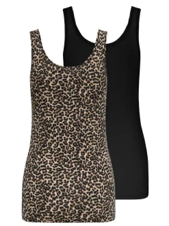 Discount ONLLIVE 2-pack Tanktop Dame Toppe