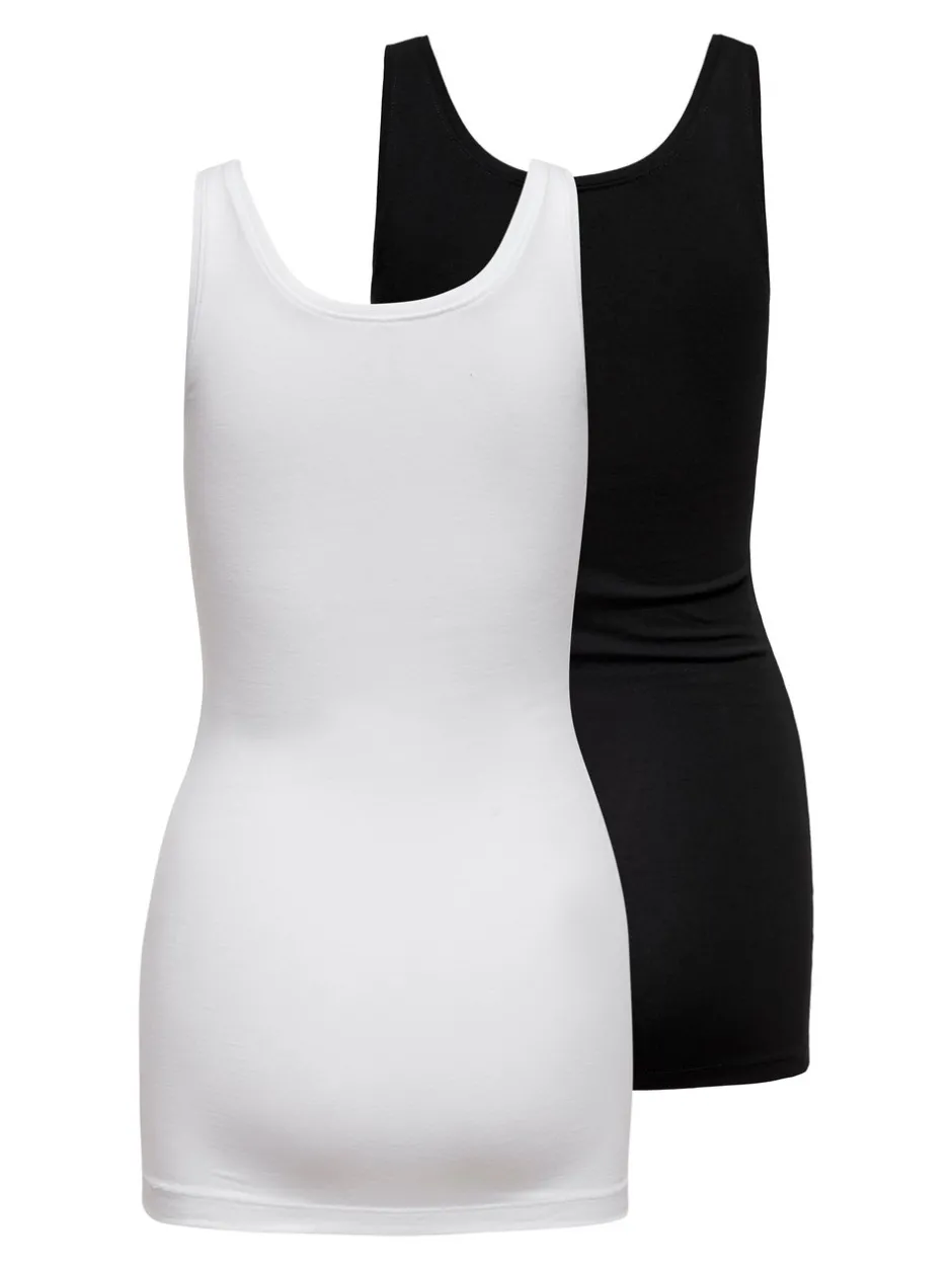 New ONLLIVE 2-pack Tanktop Dame Toppe