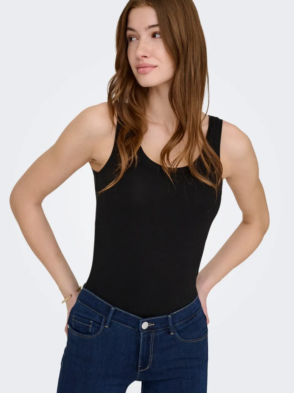 New ONLLIVE 2-pack Tanktop Dame Toppe