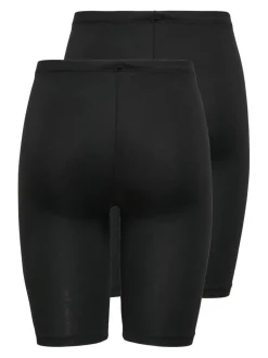 Hot ONLLIVE Slim fit 2-pack Bikershorts Dame Shorts