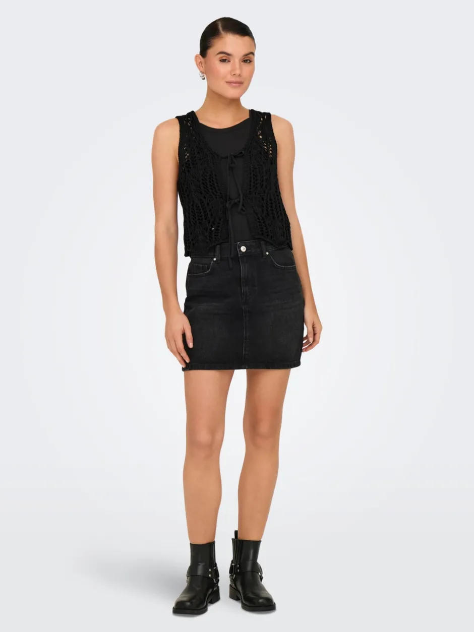 Sale ONLLIZZY Vest Dame Strik & Cardigans