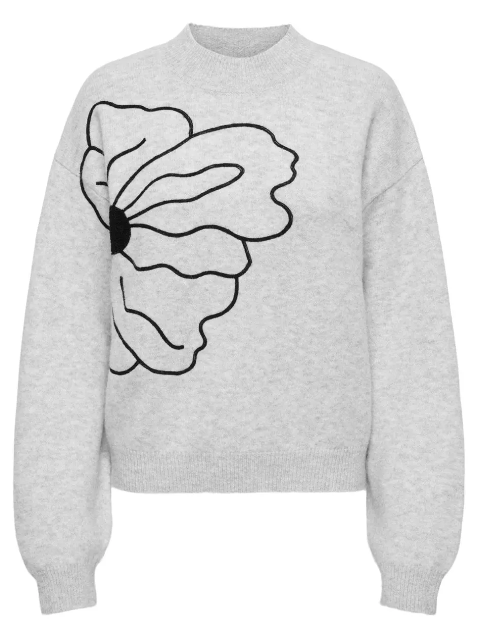 Hot ONLLOI Striktrøje Dame Strik & Cardigans