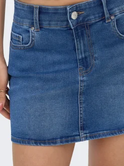 Sale ONLLOLA Denim-nederdel Mininederdel Dame Nederdele