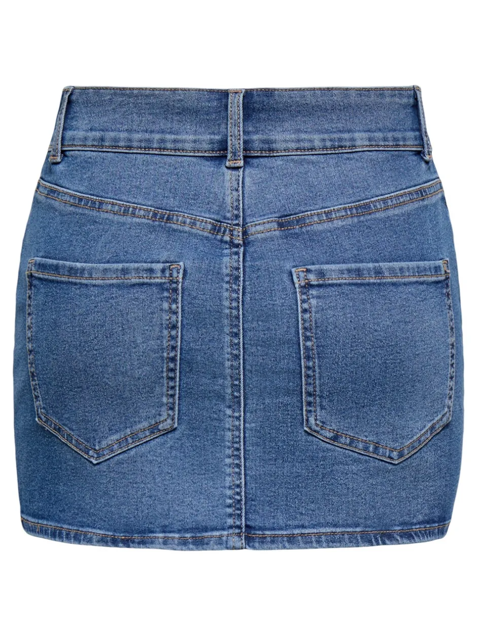 Sale ONLLOLA Denim-nederdel Mininederdel Dame Nederdele