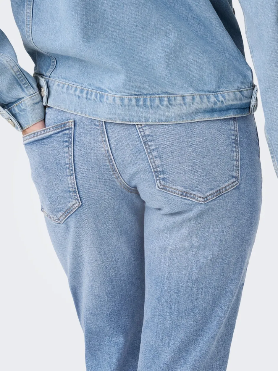 Discount ONLLOPEZ Lav talje Carrot fit Jeans Dame Jeans|Jeans