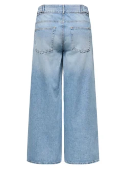 ONLLORAN Mellemhøj talje Wide leg fit Jeans Dame Jeans|Jeans