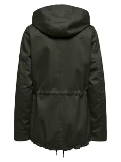 Hot ONLLORCA Lang parka Dame Jakker Og Frakker