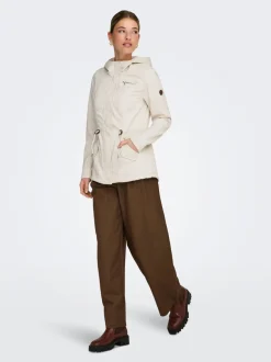 New ONLLORCA Lang parka Dame Jakker Og Frakker