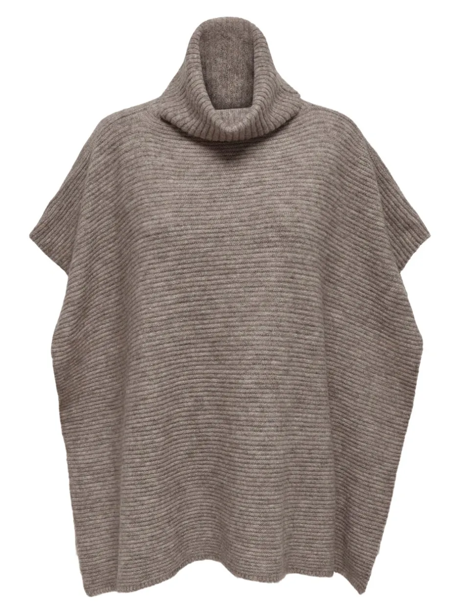 Hot ONLLOVISA Poncho Dame Strik & Cardigans