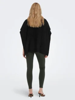 Outlet ONLLOVISA Poncho Dame Strik & Cardigans