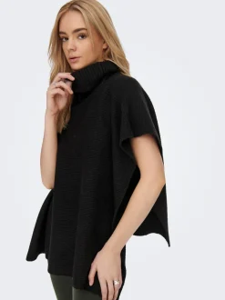 Outlet ONLLOVISA Poncho Dame Strik & Cardigans