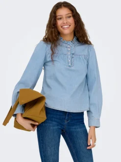 New ONLLUCIA Denim-skjorte Dame Skjorter