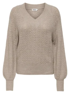 Clearance ONLLUCILLA Striktrøje Dame Strik & Cardigans