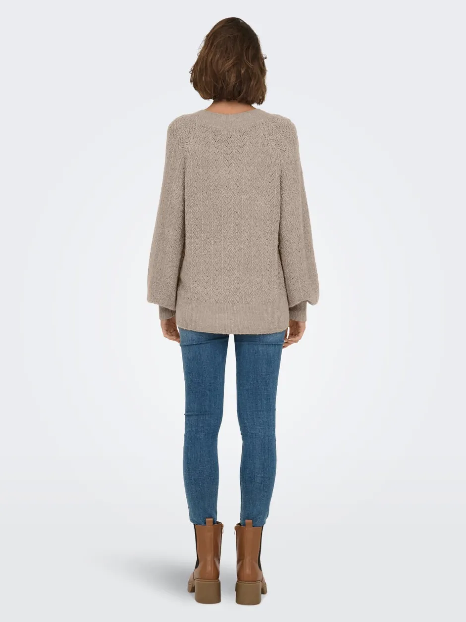 Clearance ONLLUCILLA Striktrøje Dame Strik & Cardigans