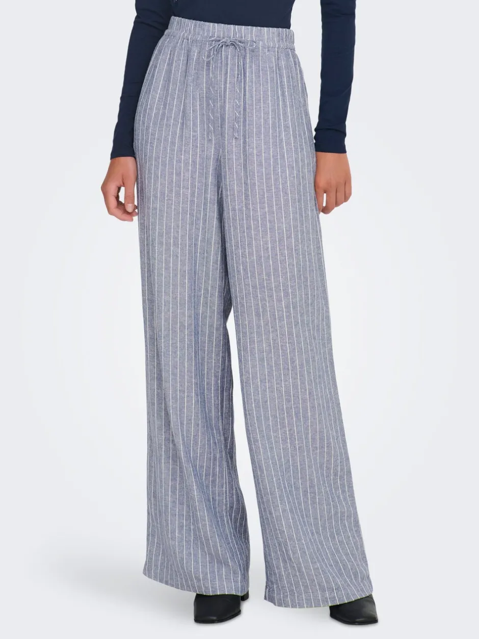ONLLUDO Loose fit Hør Bukser Dame Bukser