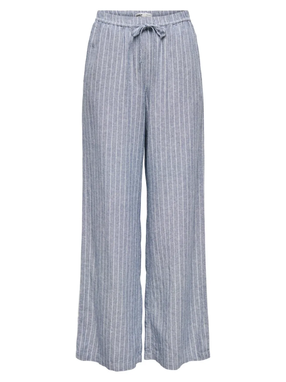 ONLLUDO Loose fit Hør Bukser Dame Bukser