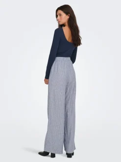 ONLLUDO Loose fit Hør Bukser Dame Bukser