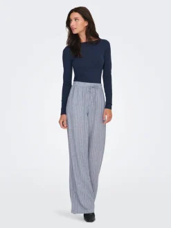 ONLLUDO Loose fit Hør Bukser Dame Bukser