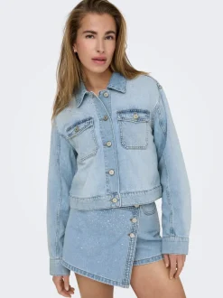 ONLLUMI Denimjakke Dame Jakker Og Frakker|Double Denim