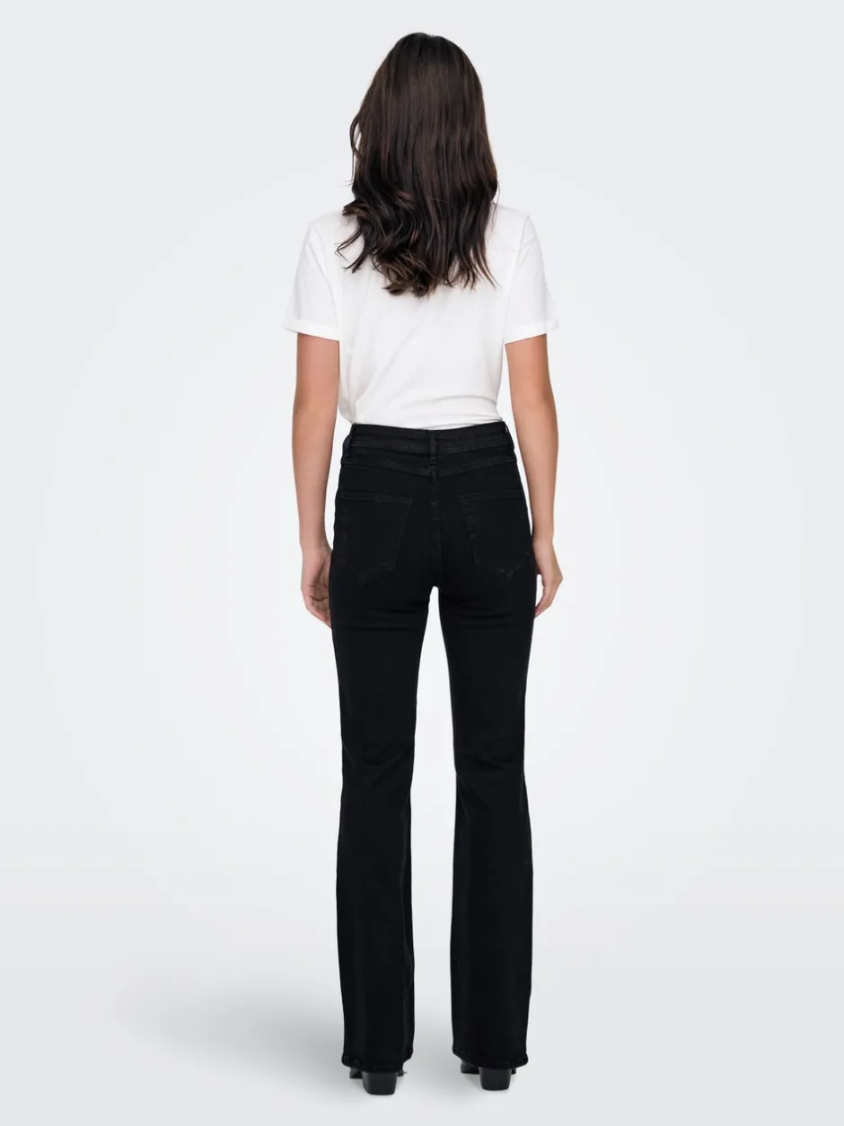 New ONLLUNA Høj talje Flared fit Jeans Dame Jeans|Jeans