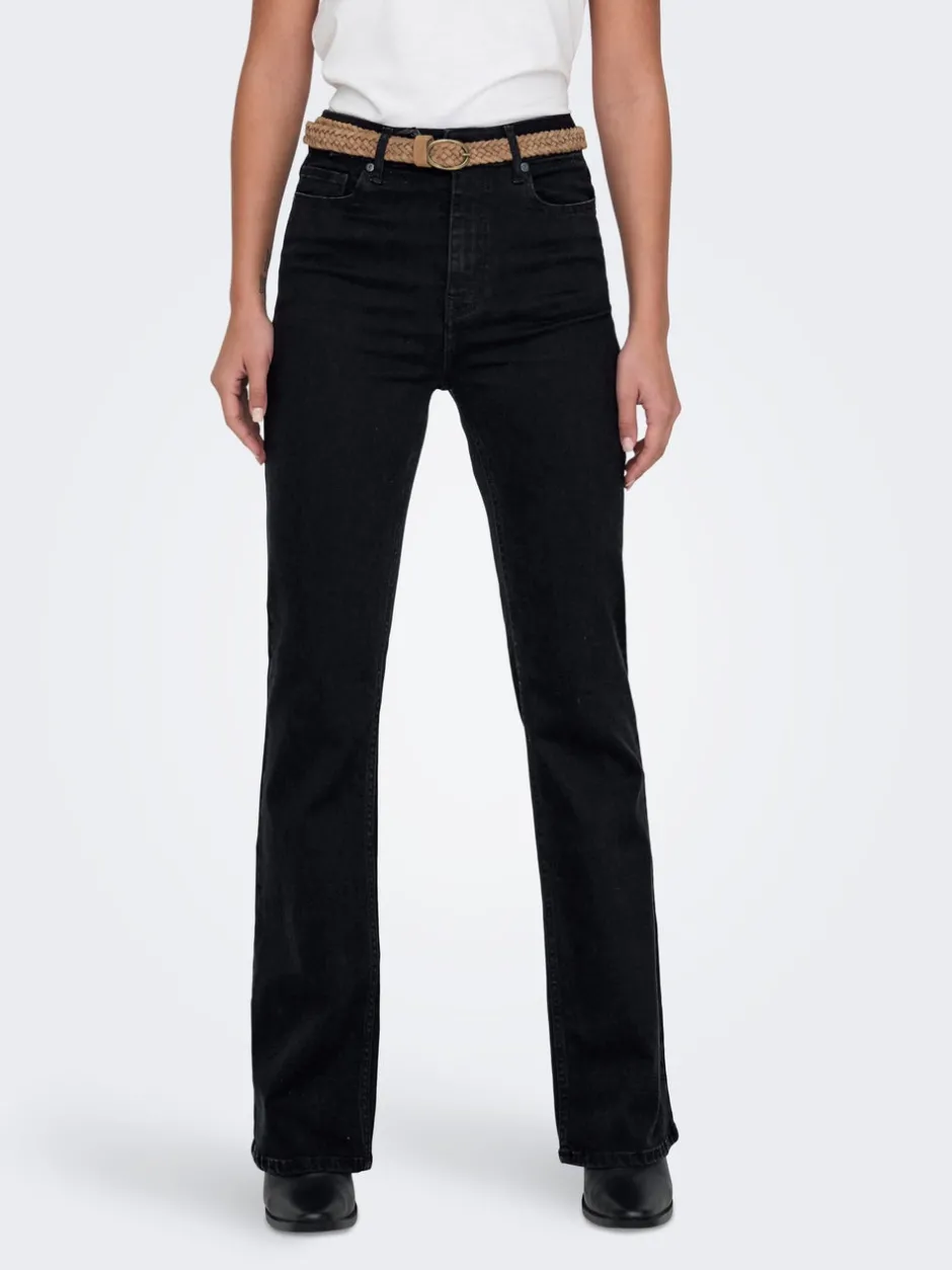 New ONLLUNA Høj talje Flared fit Jeans Dame Jeans|Jeans