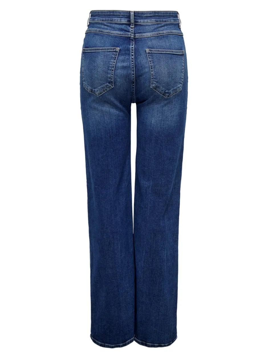 ONLLUNA Høj talje Wide leg fit Jeans Dame Jeans|Jeans
