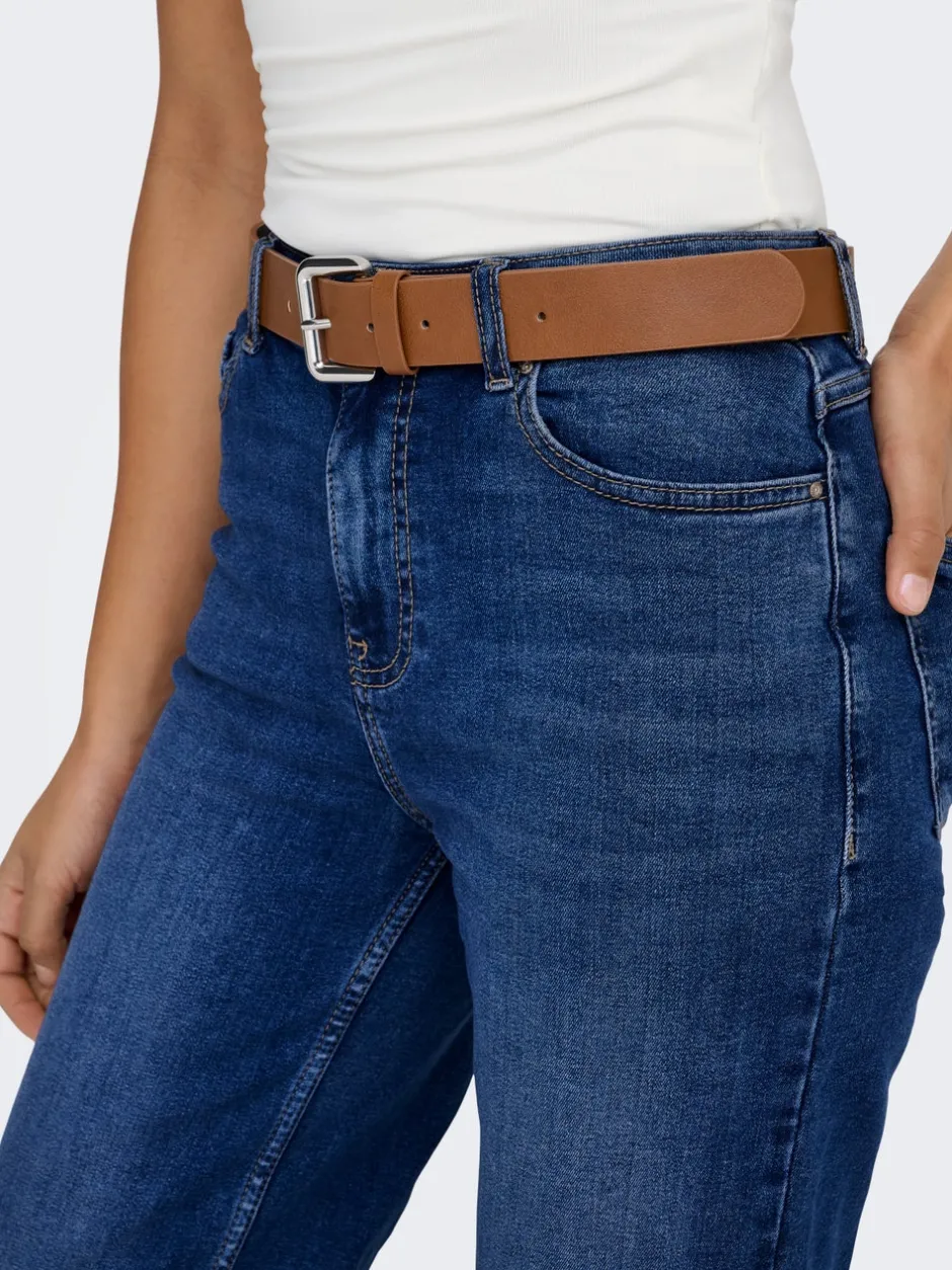 ONLLUNA Høj talje Wide leg fit Jeans Dame Jeans|Jeans