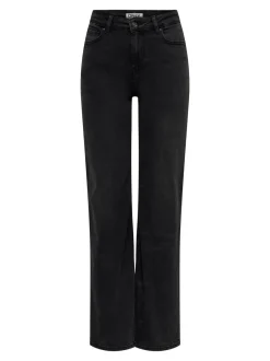 Hot ONLLUNA Høj talje Wide leg fit Jeans Dame Jeans|Jeans