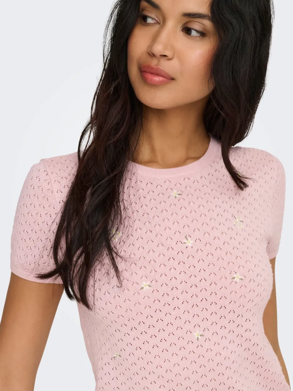 ONLLUNA Strikket T-shirt Dame Strik & Cardigans