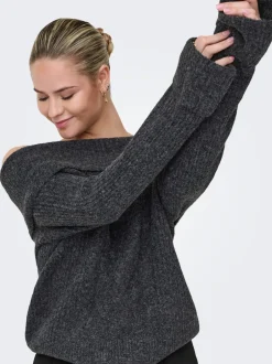 Discount ONLLUNA Striktrøje Dame Strik & Cardigans