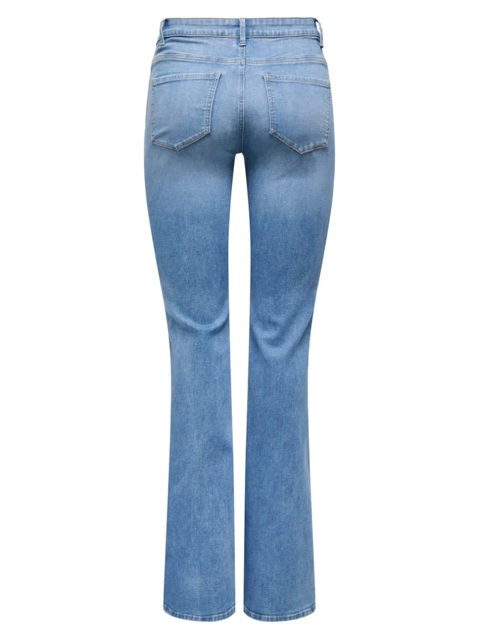 Discount ONLLUSH Superlav talje Retro flared fit Jeans Dame Jeans|Jeans