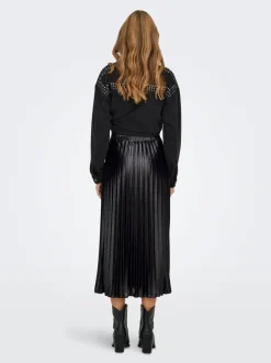 New ONLLYON Plisseret nederdel Lang nederdel Dame Nederdele