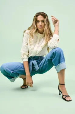 Outlet ONLMADDIE Høj talje Wide leg fit Jeans Dame Jeans|Jeans
