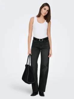 ONLMADDIE-O Høj talje Wide leg fit Jeans Dame Jeans|Jeans