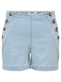 Online ONLMADELINE Høj talje Regular fit Denim-shorts Dame Shorts