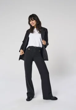 Sale ONLMADELINE Høj talje Wide leg fit Jeans Dame Jeans|Jeans