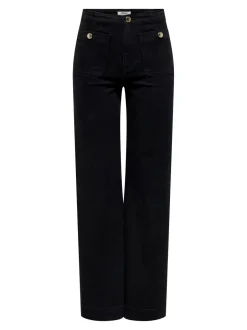 Sale ONLMADELINE Høj talje Wide leg fit Jeans Dame Jeans|Jeans
