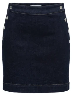 Clearance ONLMADISON Denim-nederdel Mininederdel Dame Nederdele|Denimnederdele