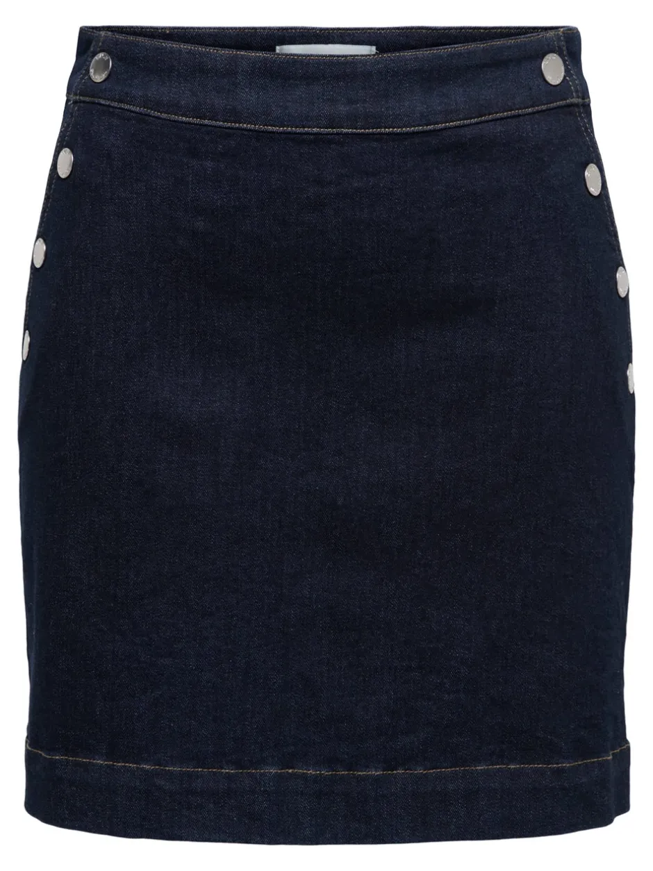 Clearance ONLMADISON Denim-nederdel Mininederdel Dame Nederdele|Denimnederdele