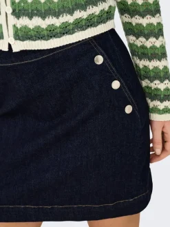 Clearance ONLMADISON Denim-nederdel Mininederdel Dame Nederdele|Denimnederdele